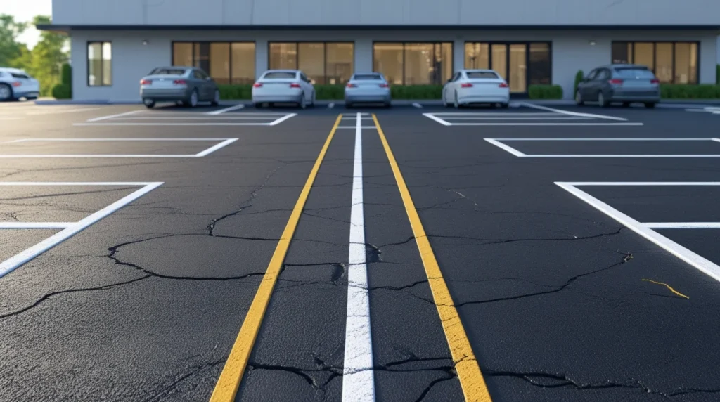 From First Drive to First Crack How Asphalt Parking Wears Down