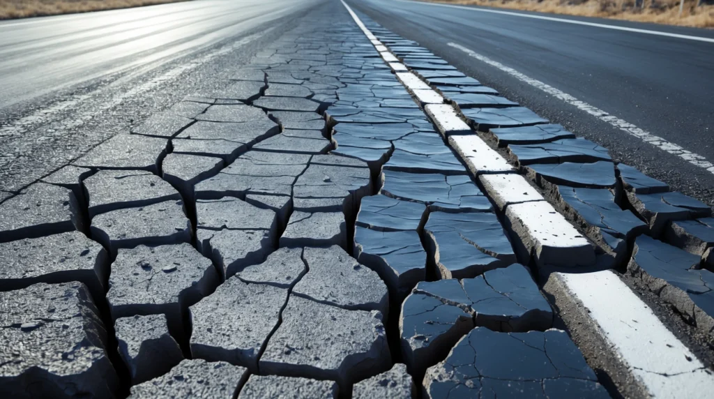 Cracks That Appear on Asphalt Roads