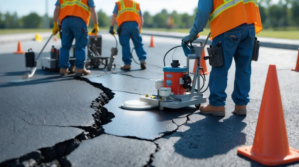 How to Fix Cracks in Asphalt the Right Way