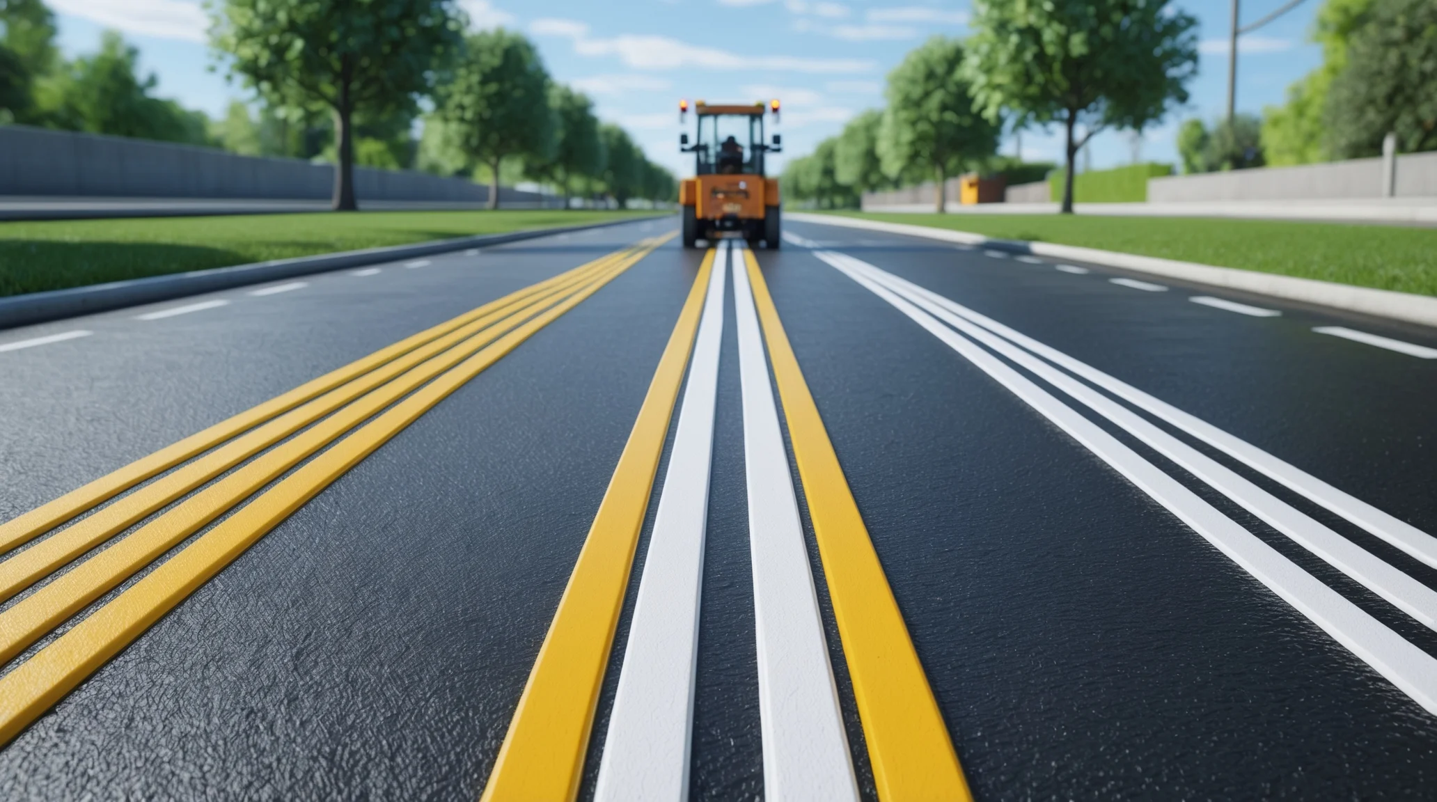 thermoplastic pavement markings