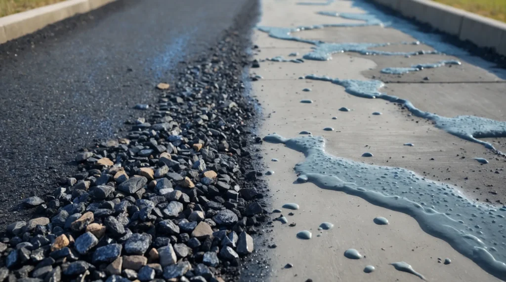 Asphalt Sealer vs. Concrete Surfaces