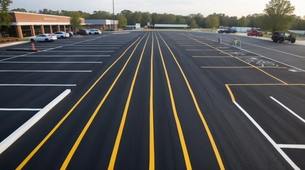 Trusted Parking Lot Line Striping Experts