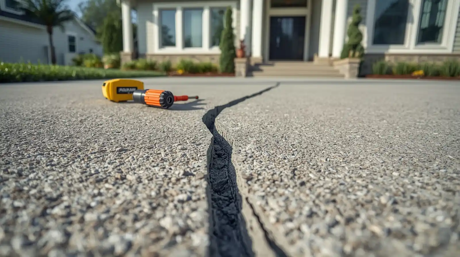 How to Fill Large Cracks in Concrete