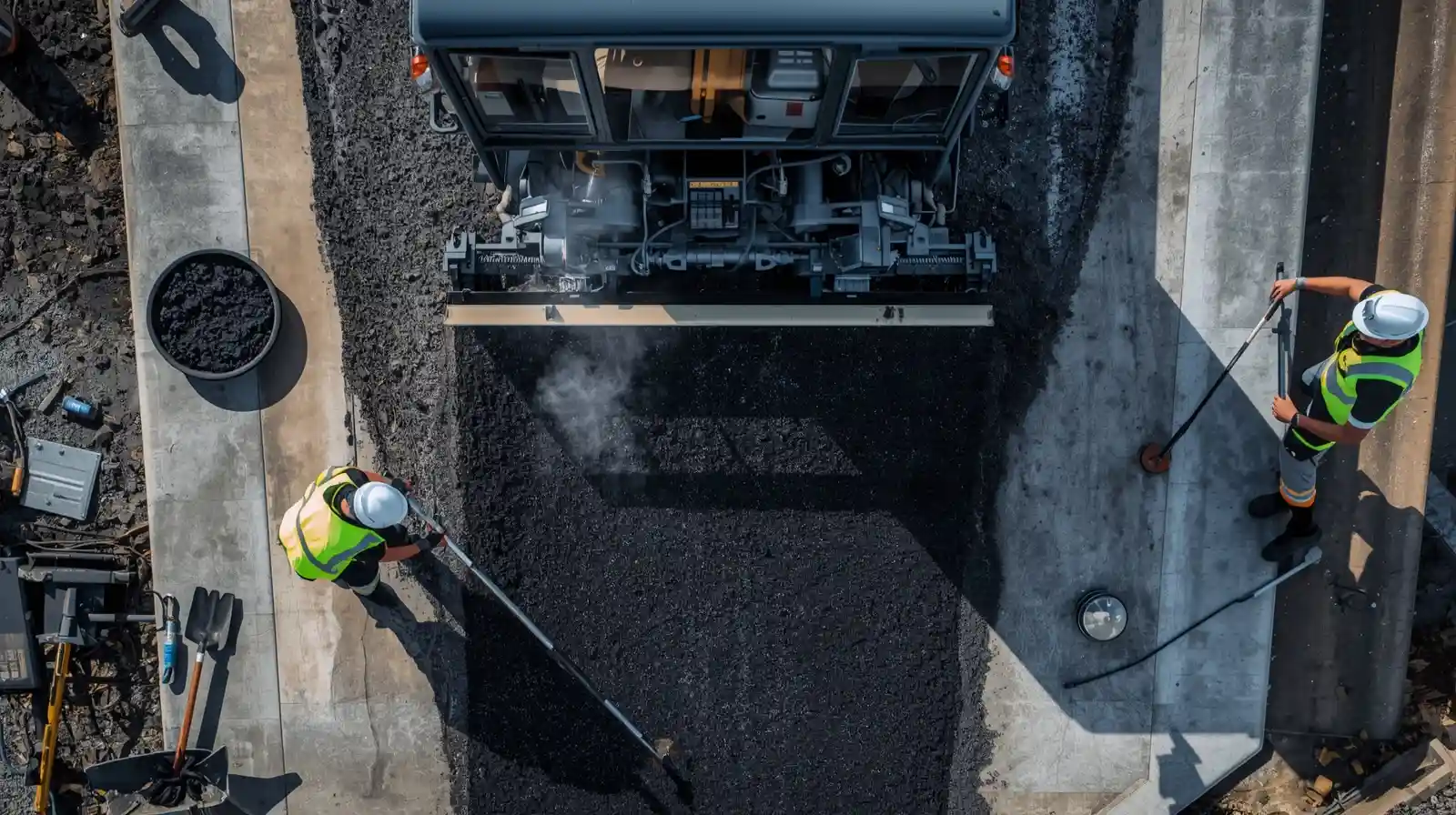 equipment for asphalt paving